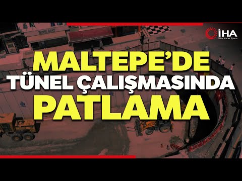 Maltepe’de Tünel Çalışmasında Doğal Gaz Patlaması