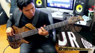 Video thumbnail of "24K Magic - Bruno Mars (Bass Cover) (LESSON)"