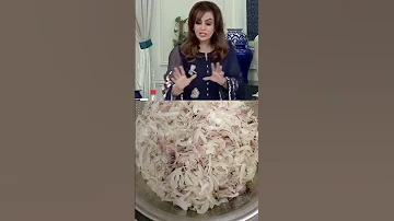 Sadia Imam Ne Bataya Tali Hui Pyaz Banany Ka Tarika How To Make Brown Onions Recipe Shorts 