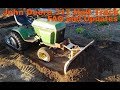 John Deere 317 Half Track Garden Tractor Update