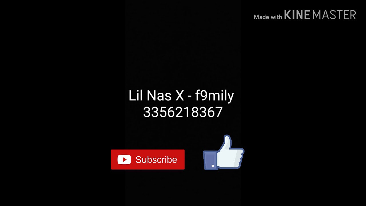 Lil Nas X F9mily Roblox Id Code Youtube - id code for roblox pictures