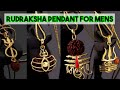 Gold rudraksha pendant for mens  latest rudraksha locket for gents  rudraksha mens pendant 2021