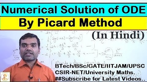 Picard Method in Hindi