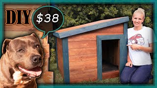 How to Build a Dog Kennel with Pallet Wood★DIY Wooden Pallet Dog House★Making a Warm Paling DogHouse
