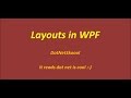 Layouts In WPF