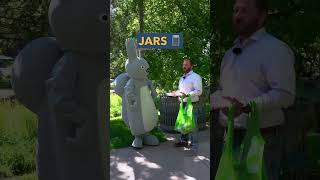Today, Albert learned that plastic takeout containers are not recyclable! 🥡♻️ #flagstaff