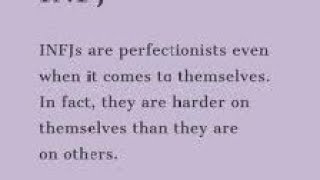 INFJ Perfectionism