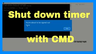 Set Timer To Shut Down Your PC With CMD | Shutdown PC Using CMD | How To