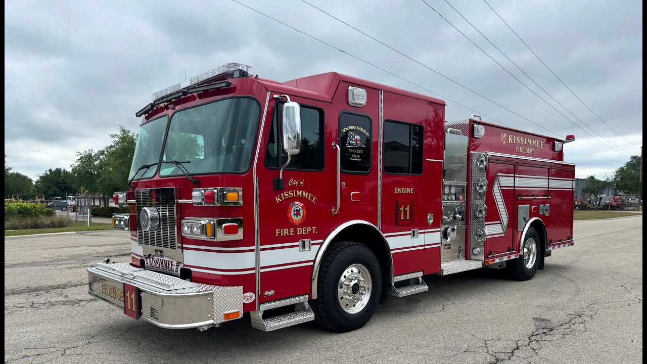 SFEV - City of Kissimmee Fire Department's Sutphen custom pumper - ENGINE 11