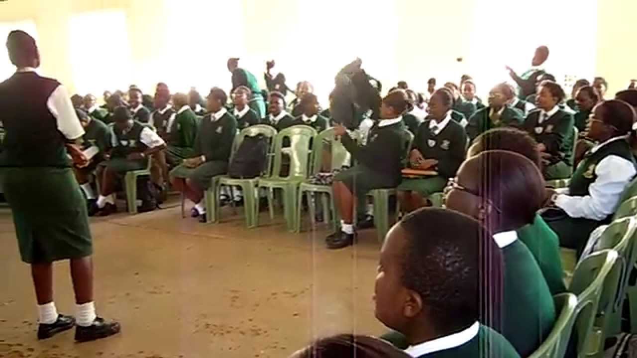 Girls Singing At Alliance Girls High School Nairobi Kenya June 2013