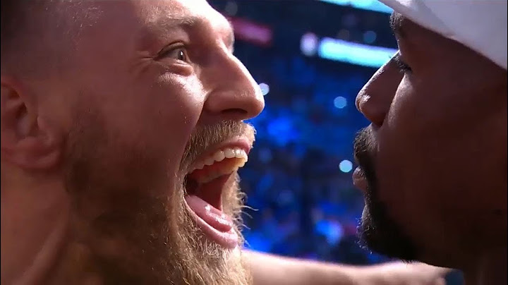 Mayweather vs McGregor: Weigh-in Faceoff