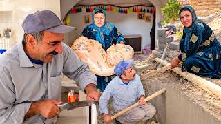 The Builder Finally Repairs Maryam's Cave Fireplace... The Result Is Incredible!