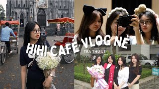 RANDOM DAYS VLOG | Phá đảo cafe Hanoi nguyên tháng 4 ☕️🍵, tới Lễ Tốt nghiệp FTU ✨🎓