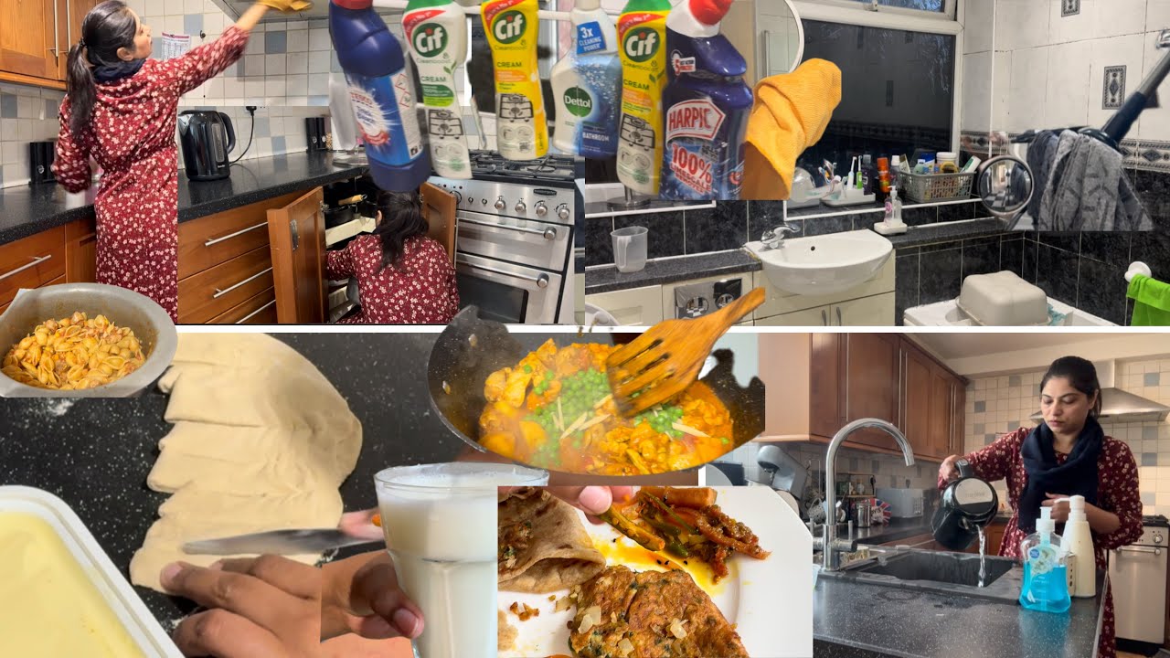 Housemaids In Uk 🇬🇧? | Shaadi Ke Baad Ki Life | Deep Cleaning And Quick Meal Prep