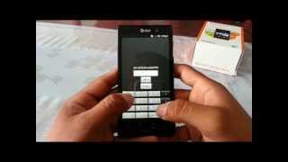 How to enter a unlock code in to a Sony XPERIA