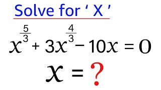 Math Olympiad Training | Solving a Nice Exponential problem | VIJAY Maths