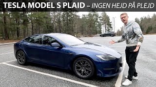 Jag har provkört Tesla Model S Plaid - 1020 hk, 0-100 på 2,1 sekunder!