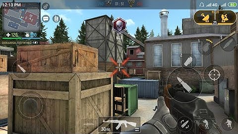 BEST GRENADE KILL EVER IN |modern ops| ANDROID GAMEPLAY part-3 👍❤️👍 #carry minati#