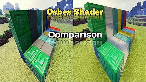 MCPE-Osbes Shader v.0.11.2 v.0.12.1 Comparison