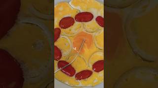 ✨ Sunny Egg with Cherry Tomatoes#ABEDALI #EggRecipe #BreakfastRecipe #SunnySideUp #HealthyBreakfast