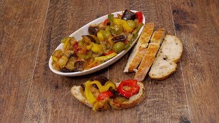 este combinado de verduras salteadas es un aperitivo delicioso