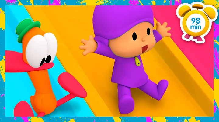 🎢 Color Show: Learn The Colors for kids with Magic Slide [98 min] Full Episodes |VIDEOS and CARTOONS