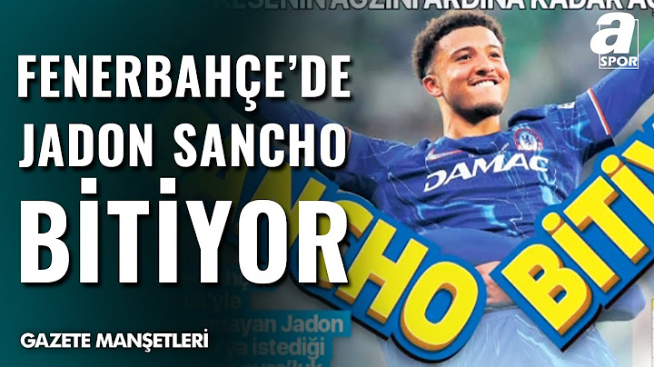 Fenerbahçe Jadon Sancho Kesenin Ağzını Ardına Kadar Açtı / A Spor / Sabah Sporu / 24.06.2025
