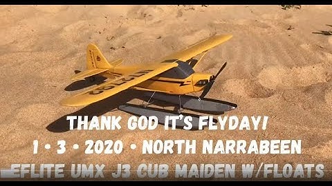 Eflite UMX J3 Cub Maiden W/Floats