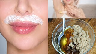 Homemade scrub to remove unwanted hair with 3 ingredients and in 1 minute