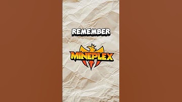 Did you play on MINEPLEX?  #minecraft