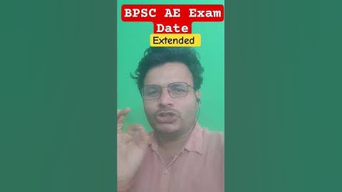 BPSC AE Exam Date 2025 Extended #shorts #bpscae #bpscaeexamdate #rajeevsir