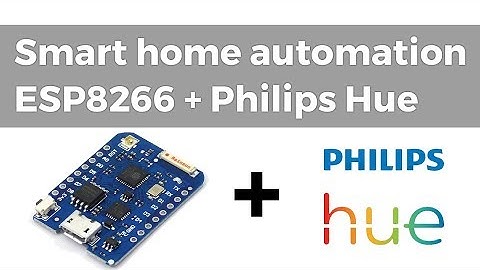 Smart home lights automation with ESP8266 and Philips Hue