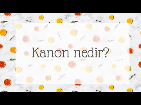 Video: Kanon Nedir