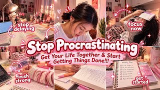 How To Stop PROCRASTINATING & Actually Get Your Schoolwork Done