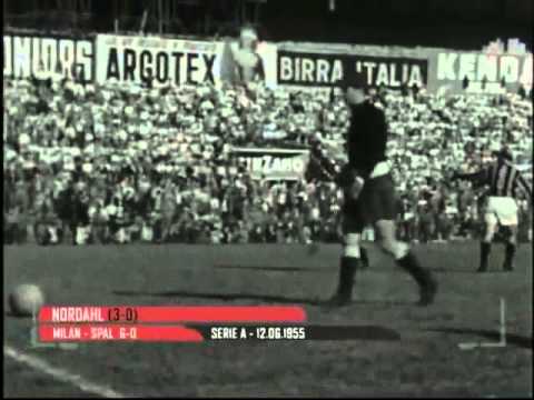 Serie A 1954/1955 33° giornata Milan - Spal 6-0 (12.06.1955)