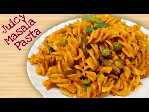 बिना किसी सॉस का इस्तेमाल किए ऐसा स्वादिष्ट और ज्युसि पास्ता बनाये।masala pasta, Indian pasta,पास्ता