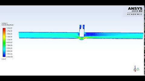 Gate valve simulation with 40 mm of lift using ANSYS fluent