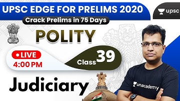 UPSC EDGE for Prelims 2020 | Indian Polity by Pawan Sir | Judiciary