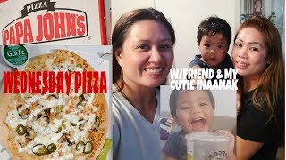 BILI LNG NG PIZZA SA EZDAN MALL+BIBISITA  SA BAHAY NG INAANAK KO/ANALYN T. ELS