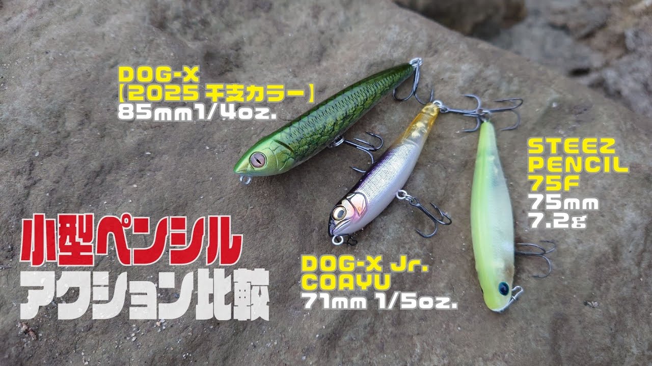 衝動買いちょっと待った!!アクション比較動画［小型ペンシル編