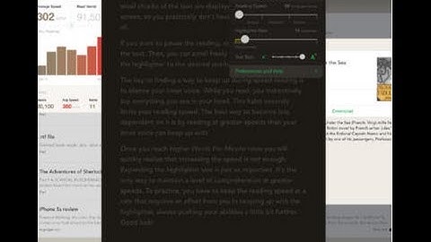 Outread for iOS: Speed Read Your Books, Websites, and More