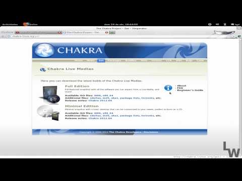 Chakra Linux. Parte 2/6. Obteniendo y grabando Chakra.