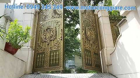 Cửa Cổng Tự Động tại Củ Chi Hóc Môn - lắp đặt mô tơ cổng tự động