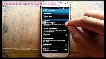 Samsung Galaxy S4 : How to enable multiple widget (Android Kitkat)