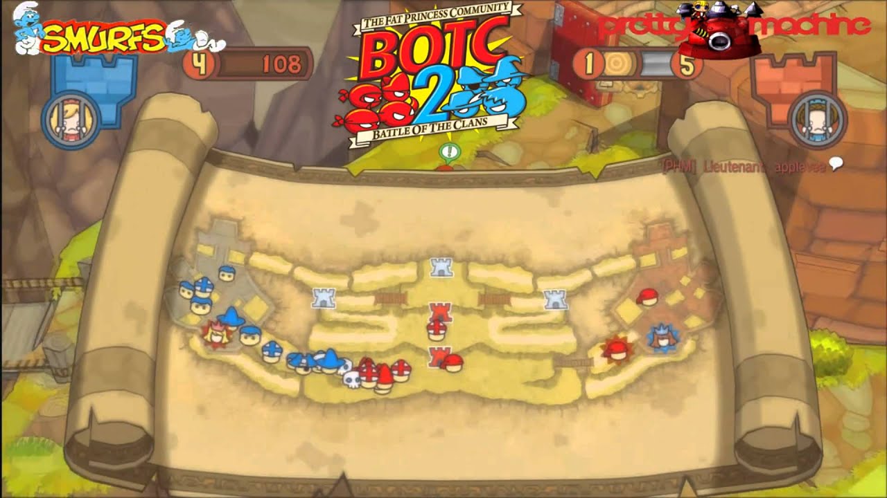 Fat Princess - ~BOTC 2~ Week 1 Coco Cliffs *PHM vs Smurf Crew* 1080HD ...