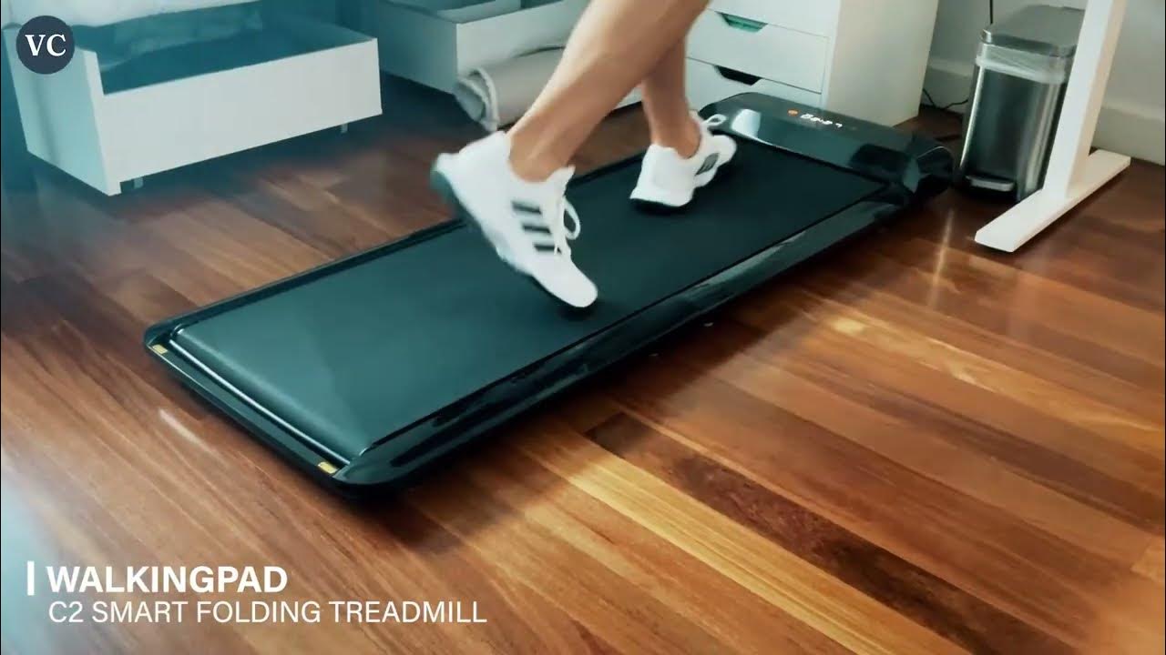 WALKINGPAD C2 Smart Folding Treadmill Under Desk Portable Kingsmith Walking Pad Review YouTube