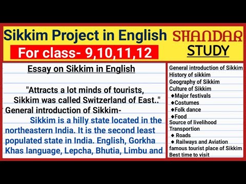 essay on language of sikkim