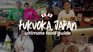 FOODTRIP IN FUKUOKA JAPAN (ultimate food guide + review) | Roxanne Guinoo-Yap