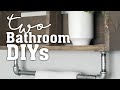 How to build bathroom towel holders