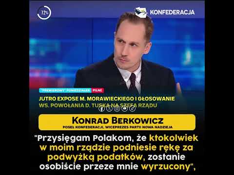 Konrad Berkowicz: Dążymy do tego, żeby zakończyć rządy PO-PiS-u